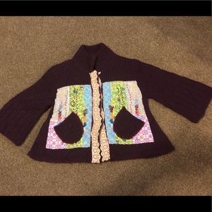 Free People cropped swing sweater